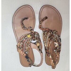 Zigi Soho Fairy Sandal in brown Sz 7 Great Condition!